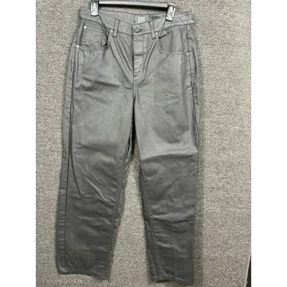 Urban Outfitters Baggy Jeans Womens Size 30W Black High Rise Denim Stretch Y2K - Picture 1 of 11